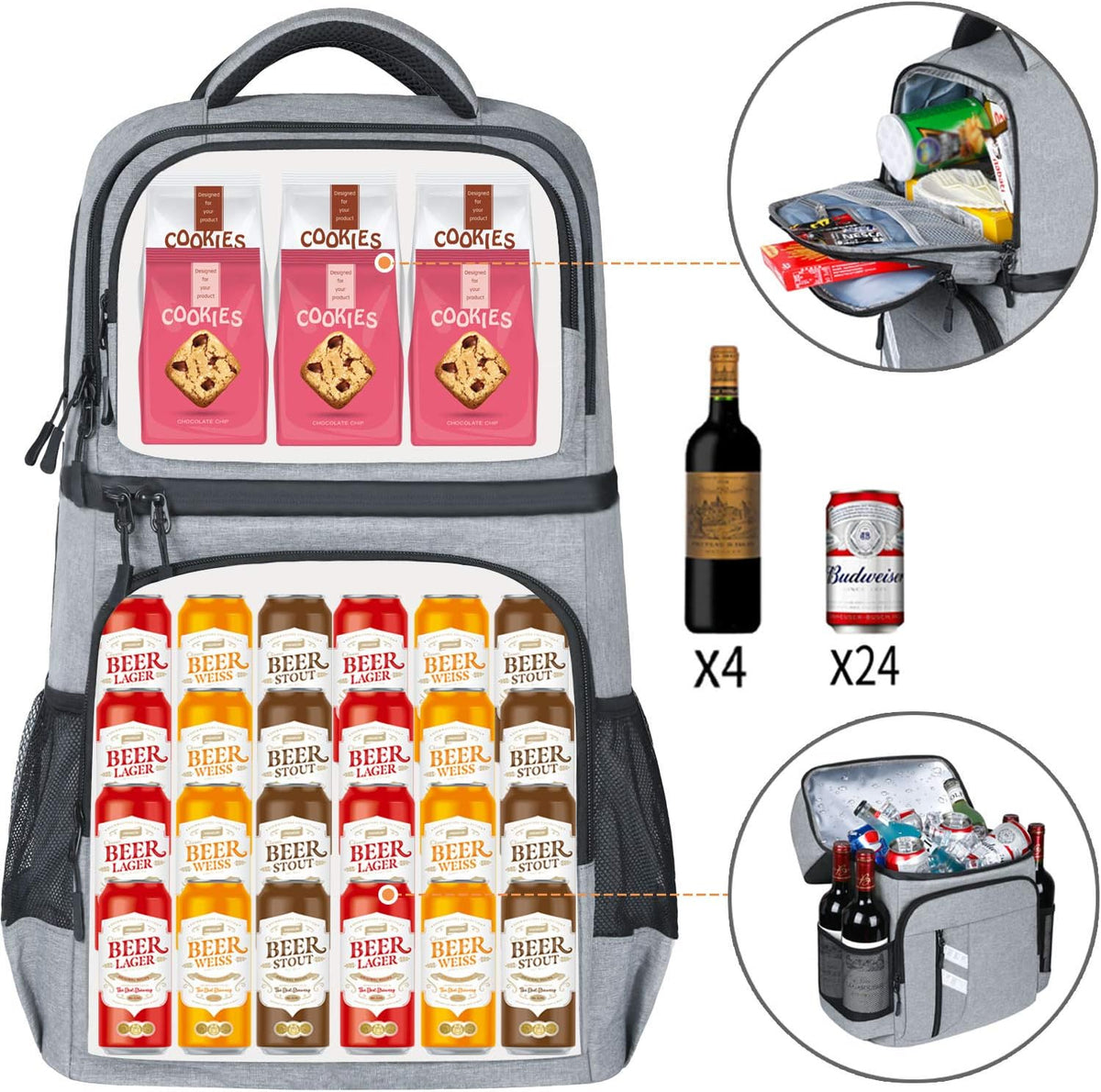 Backpack Cooler - Waterproof Backpack Cooler Bag